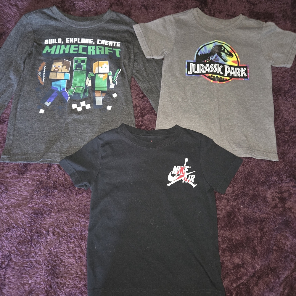 Nike Black Kids T-Shirt with Air Logo